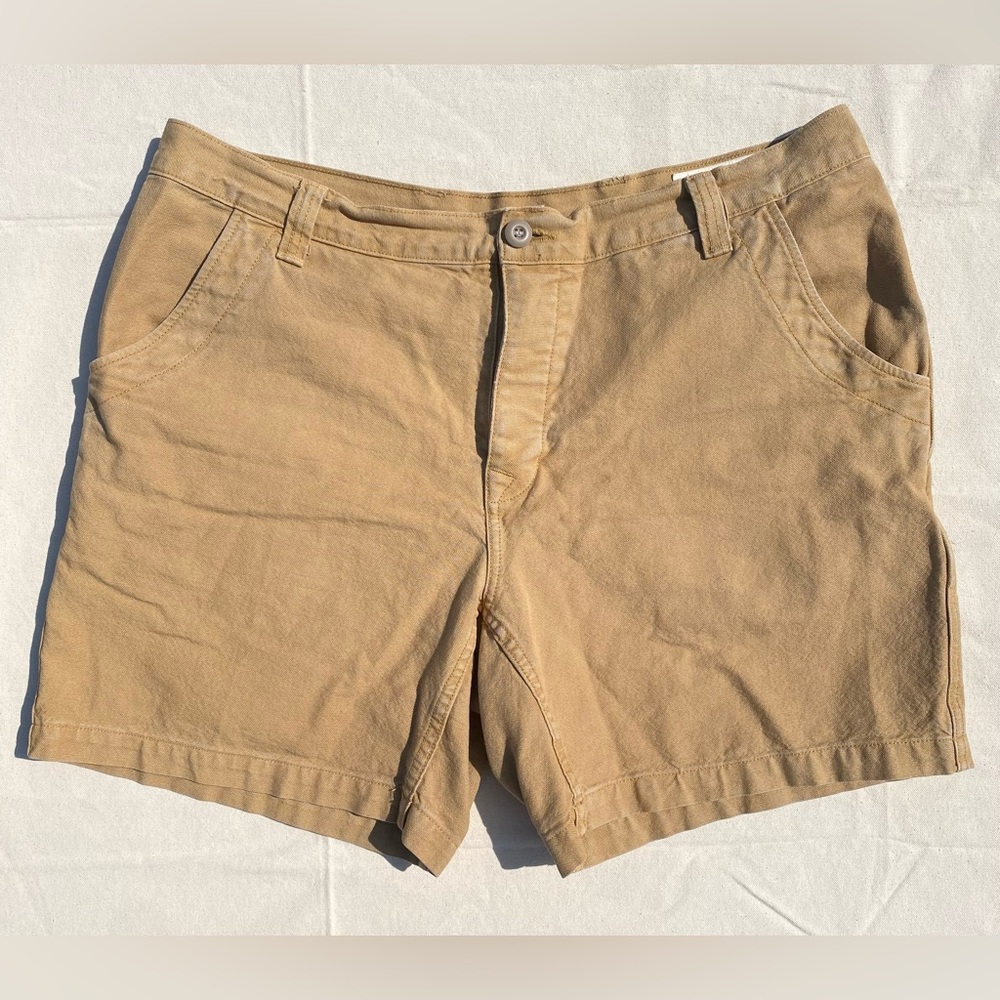 imogene + willie Tan Flat Front Men Shorts